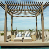 Infratech SL Series 29" Single Element Infrared Electric Heater at Poolside Pergola