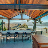 Infratech SL Series 42" Single Element Infrared Electric Heater in Deck - installation view