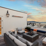 infratech sl 63" electric patio heater at a roofdeck - feature detail