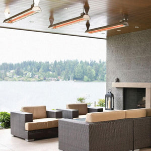 Infratech W Series Ceiling Mounted Electric Heaters in Seattle Residence