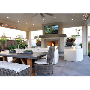 Infratech W Series Electric Heaters Wall Mounted in Outdoor Living Space