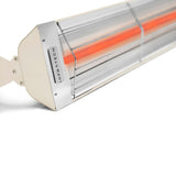 Infratech W Series Single Element Stainless Steel Electric Heater in Almond - angle view