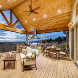 Infratech W Series Electric Heaters Wall Mounted in Indoor/Outdoor Space - detail view