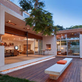 Infratech WD Series 33" Heaters Flush Mounted in the Backyard