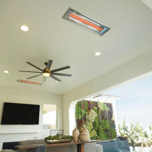Infratech WD Series 33" Heaters Flush Mounted in Indoor/Outdoor Area