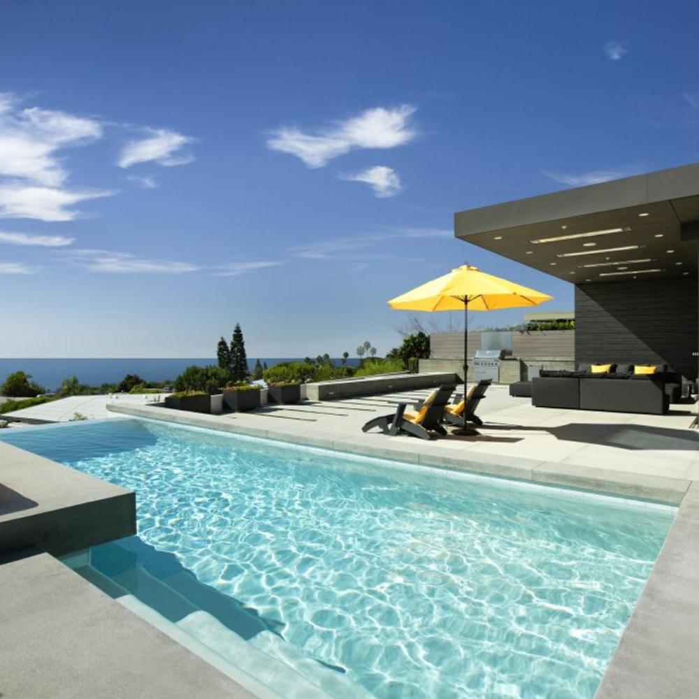 Infratech WD Series Electric Heaters Flush Mounted at Coastal View Home