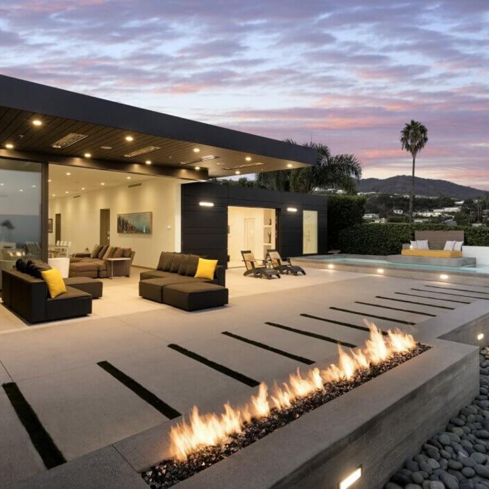 Infratech WD Series Electric Heaters Flush Mounted at Coastal View Home