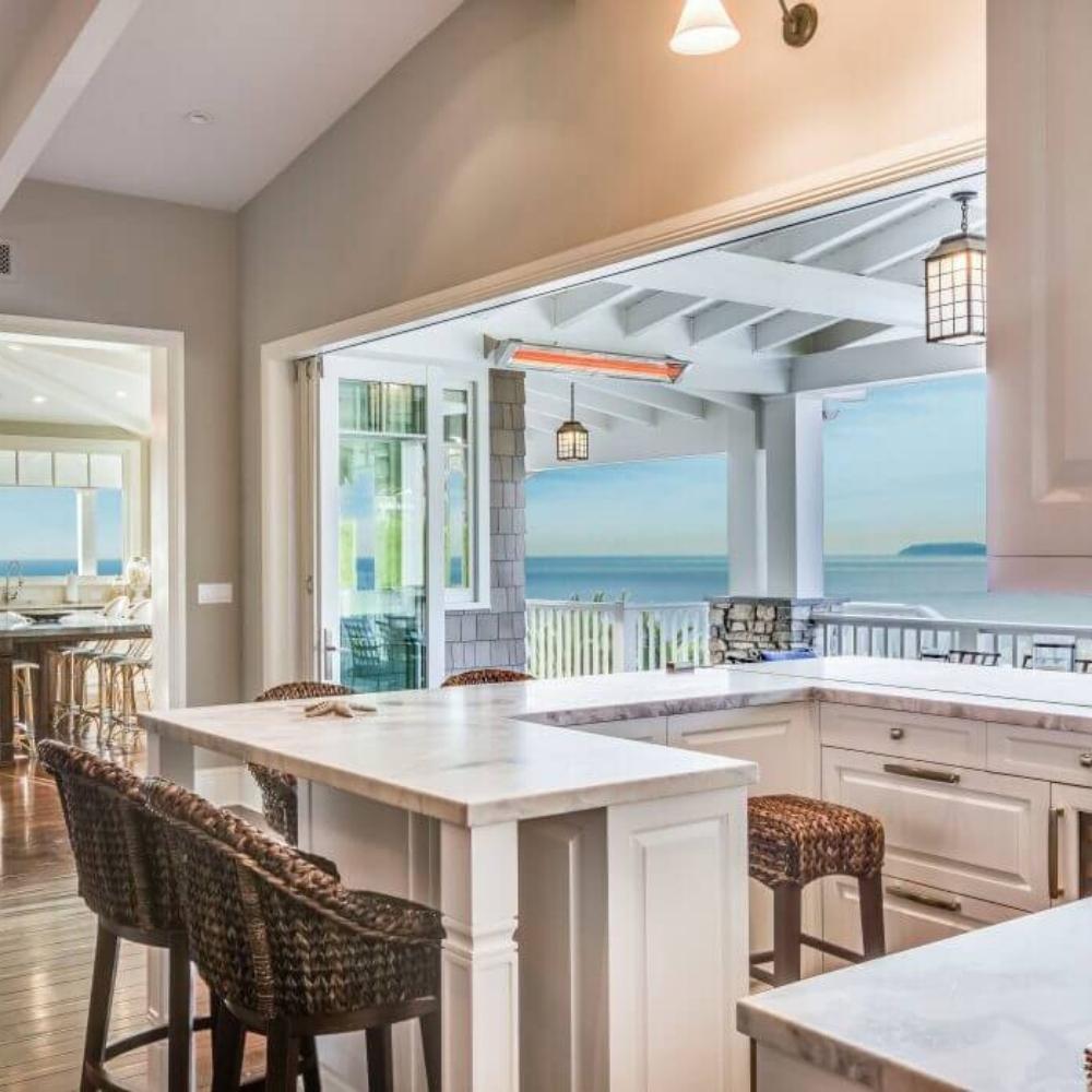 Infratech WD Series 61" Dual Element Stainless Steel Electric Heater