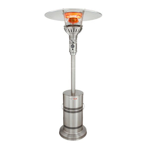 IR Energy evenGLO GA201M2 Stainless Steel Portable Propane Heater with Wheels