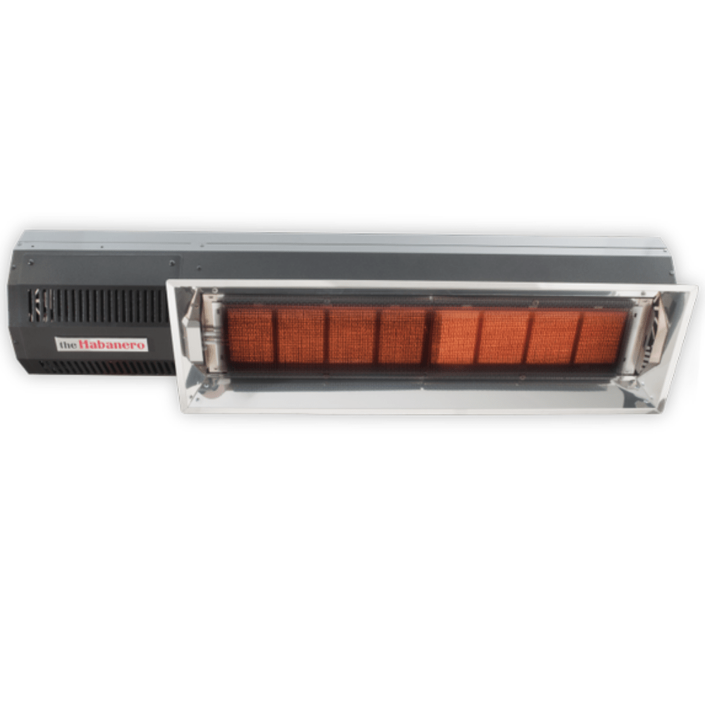 IR Energy Black Habanero M40/M50 48" Wall/Ceiling Mounted Gas Patio Heater - angle view