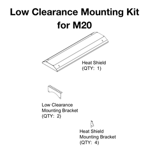 Low Clearance Mounting Kit for IR Energy Habanero M20 Gas Patio Heater