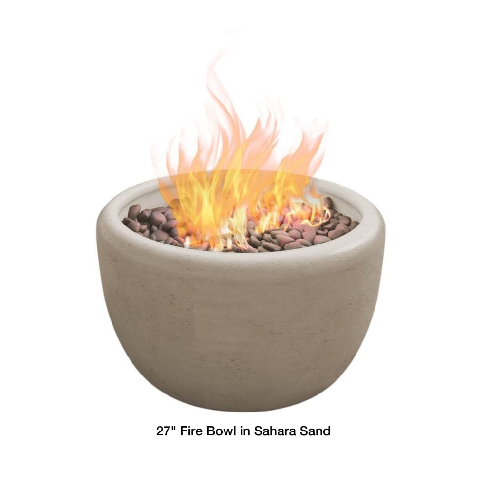 Modern Blaze 27-Inch Round Concrete Fire Bowl