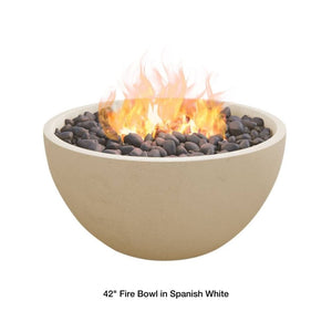 42" beige fire bowl