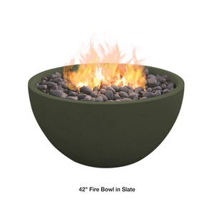 42" black fire bowl
