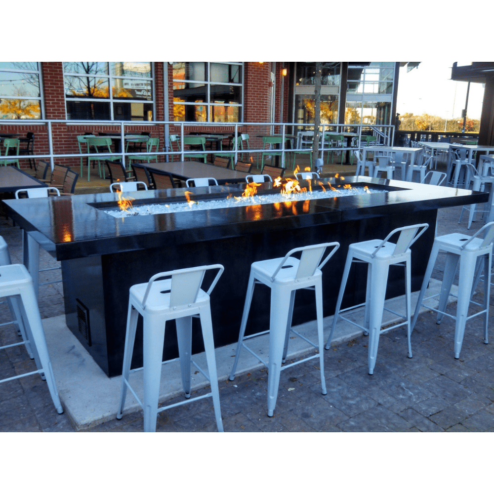 High top fire discount pit dining table