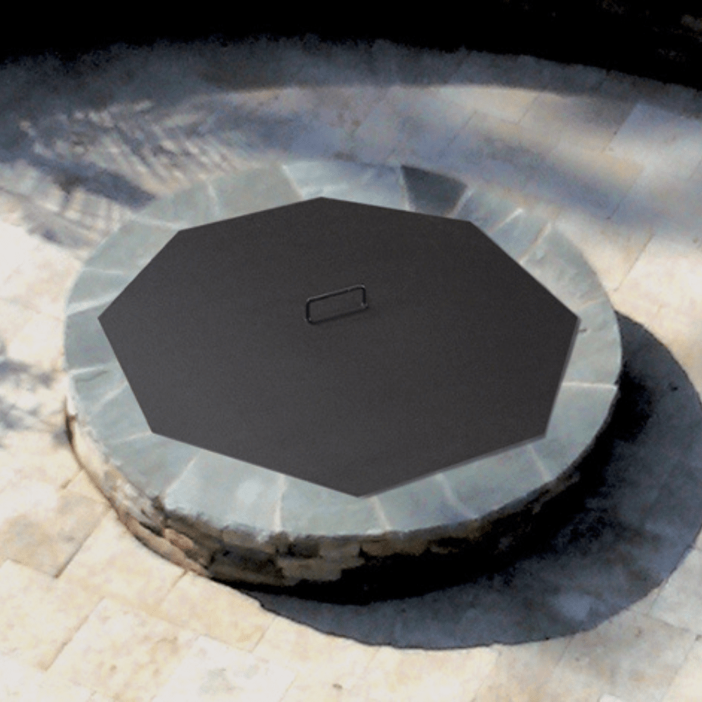 Modern Blaze Round Steel Fire Pit Cover/Snuffer