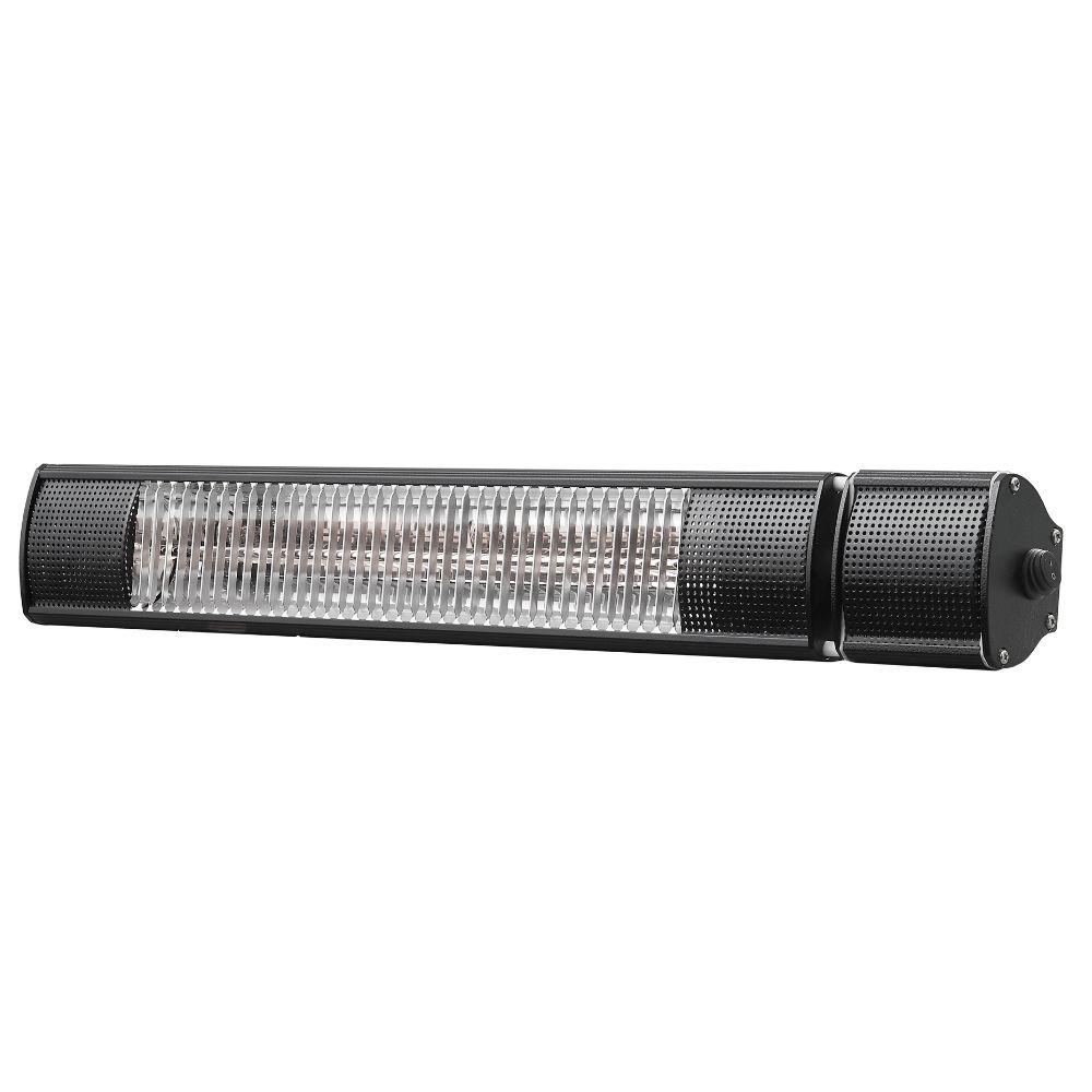 NDUSTRIA™ NEL 26" 1500W 120V Indoor/Outdoor Infrared Electric Heater Black