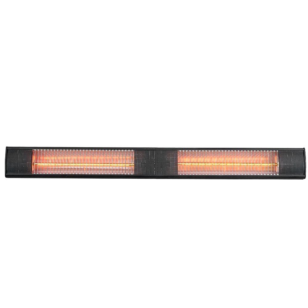 NEL 37" 3000W 240V Indoor/Outdoor Infrared Electric Heater Black