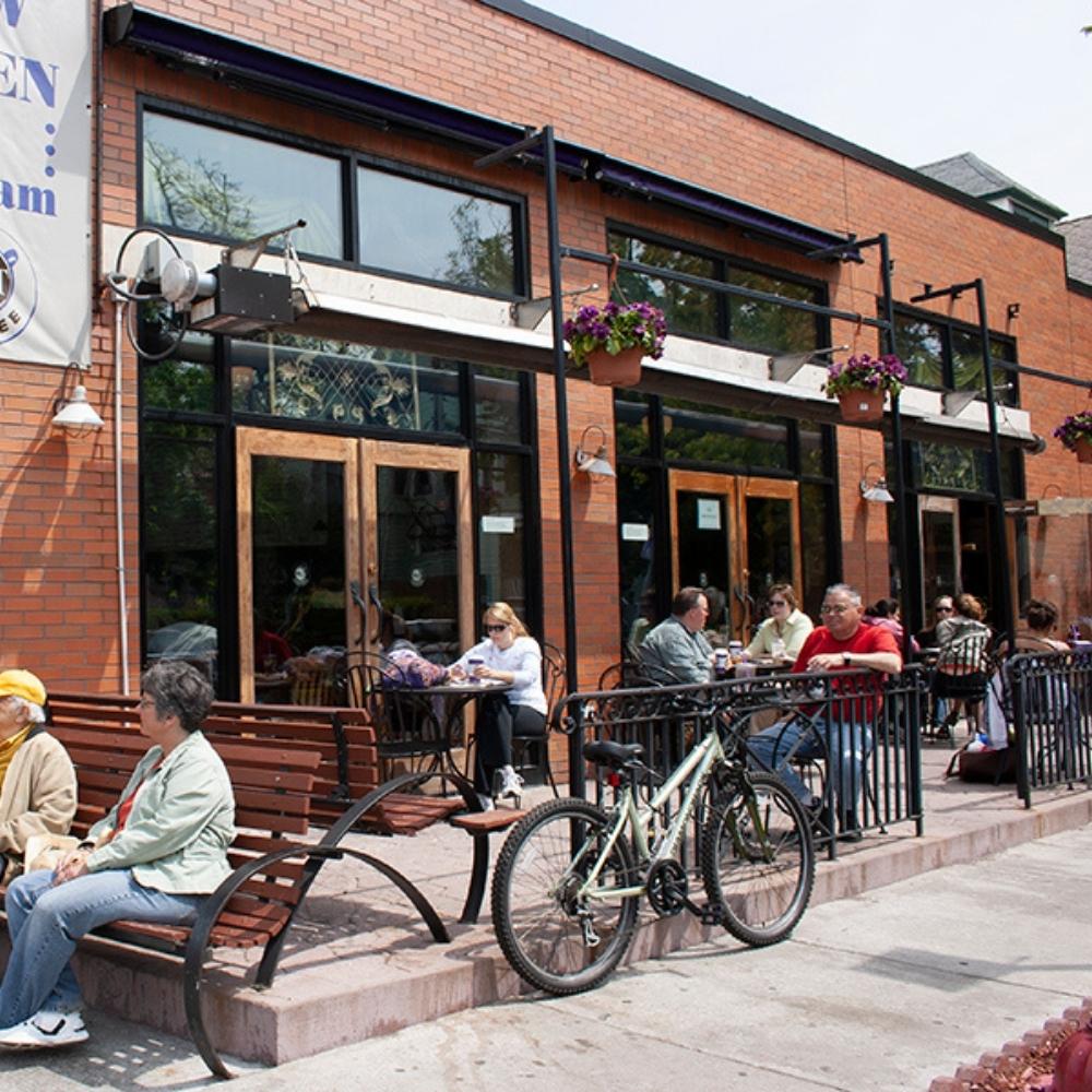 Ndustria NHE Outdoor Infrared Straight Gas Heater Lifestyle