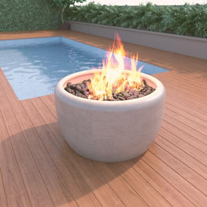 Modern Blaze 27-Inch Round Concrete Fire Bowl