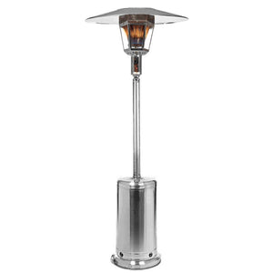 RADtec Allure Series Real Flame Propane Patio Heater - Stainless Steel