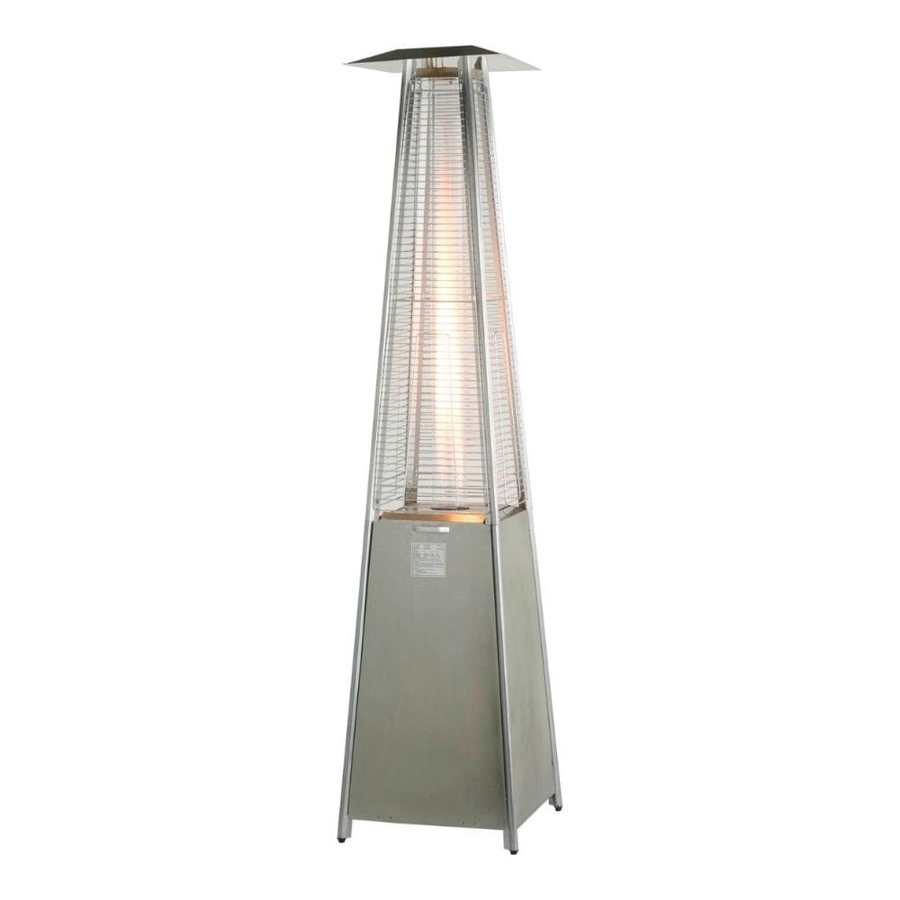 RADtec Allure Series Tower Flame Propane Patio Heater - Stainless Steel