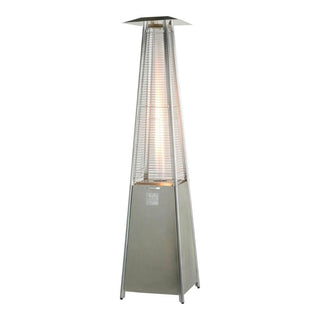 RADtec Tower Flame 89-Inch Tall Stainless Steel Propane Patio Heater