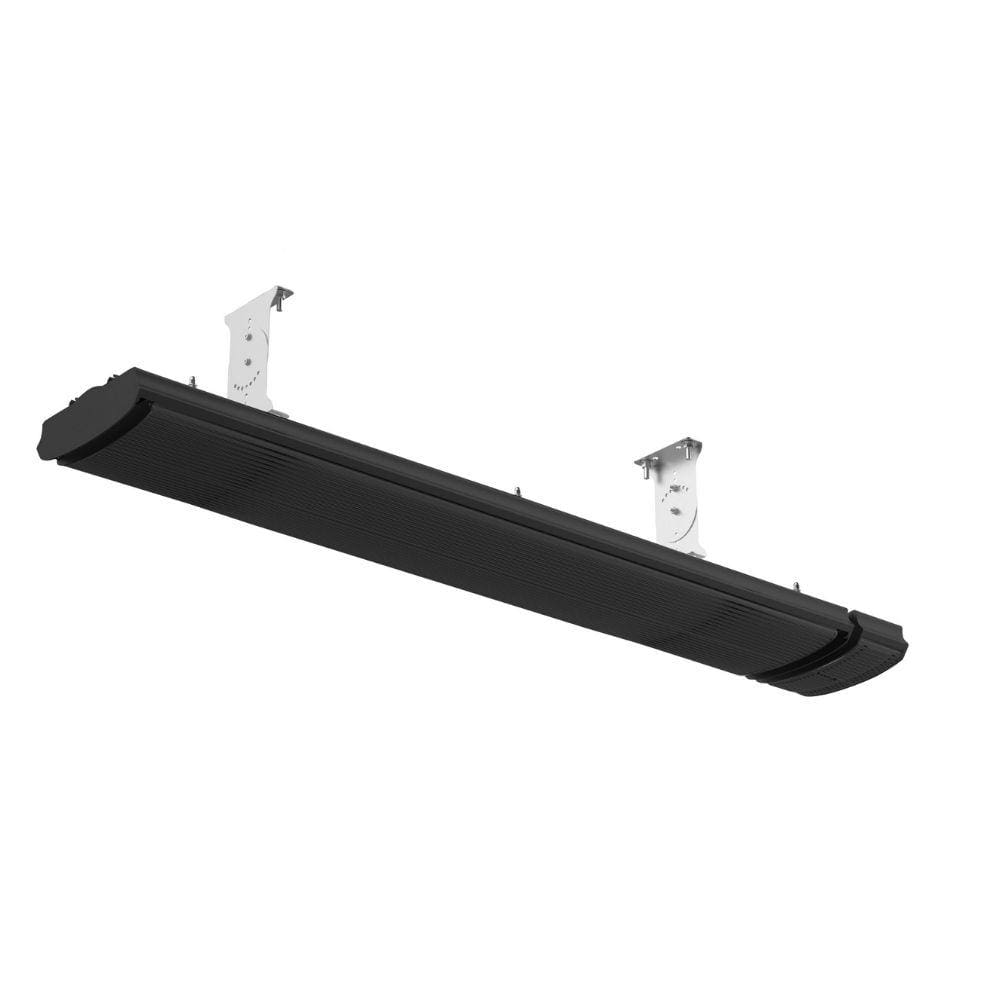 RADtec Design Series 43" 1800W 220V Black Infrared Electric Heater with mounting brackets