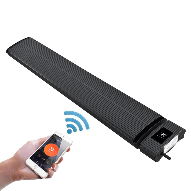 RADtec Design Series 43-inch 1800W Smart Infrared Electric Heater with smartphone app