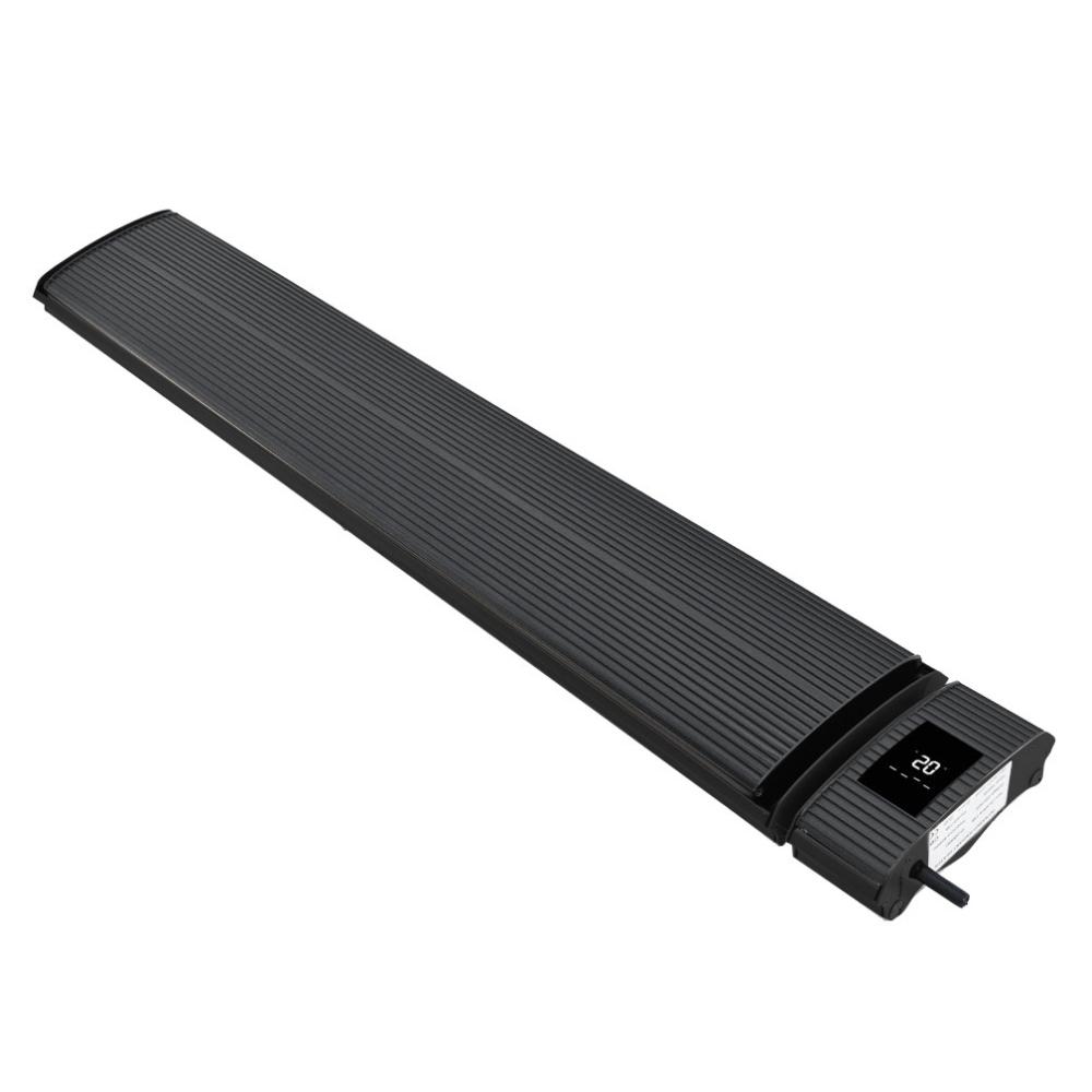 RADtec Design Series 62" 2400W 220V Infrared Electric Heater Wifi Smart Controlled - angle view