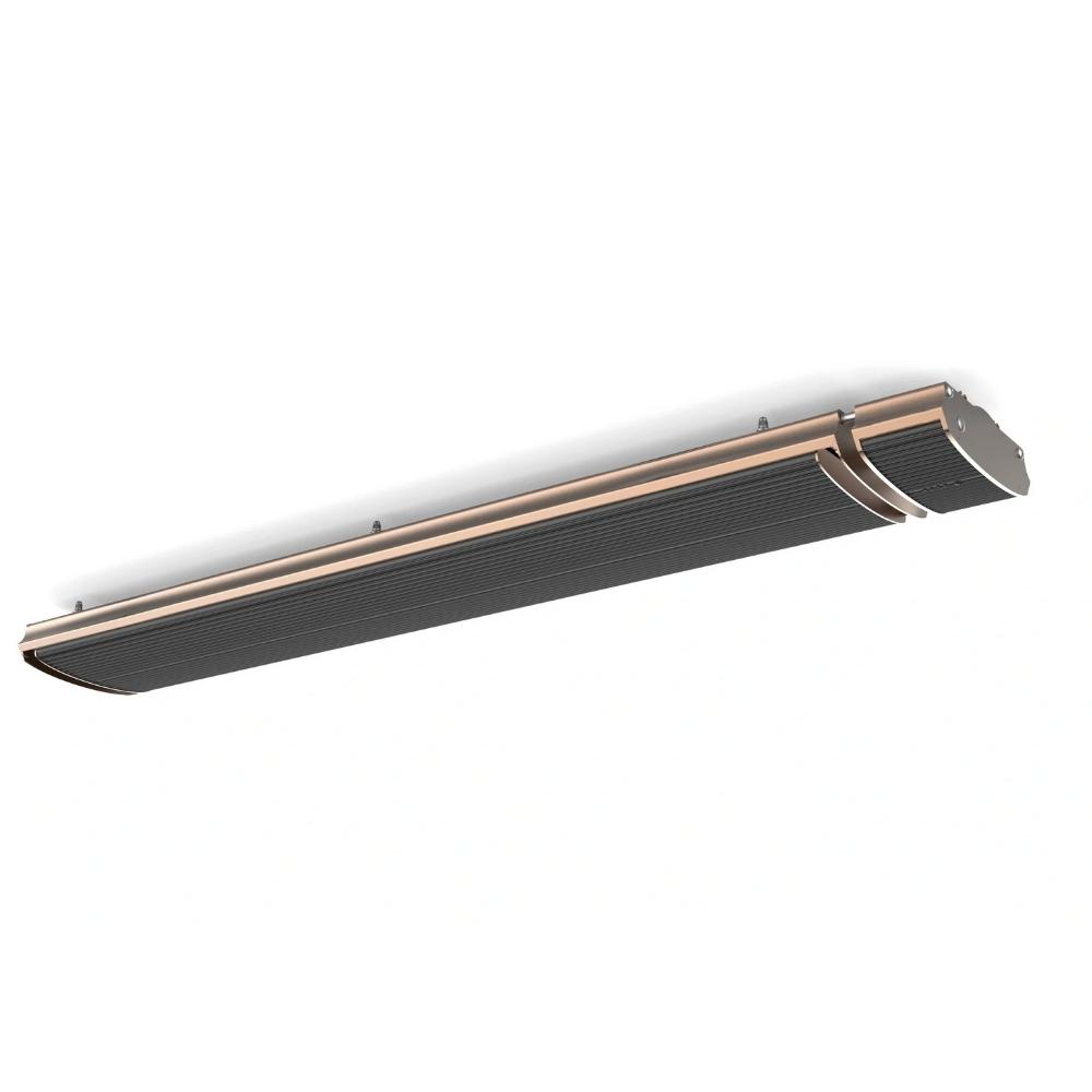 RADtec Design Series 43" 1500W 110V Infrared Electric Heater Wi-Fi Remote Controlled - angle view