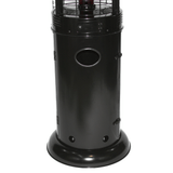 RADtec Ellipse Flame Propane Patio Heater propane tank compartment - lifestyle view