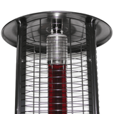 RADtec Ellipse Flame 78-inch Black Propane Patio Heater emitter
