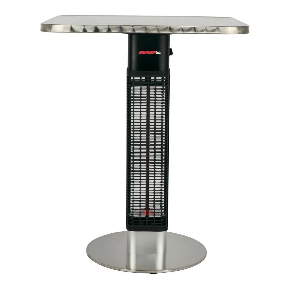 RADtec Small Bistro Square 24&quot; 1500W 110V Infrared Table Heater