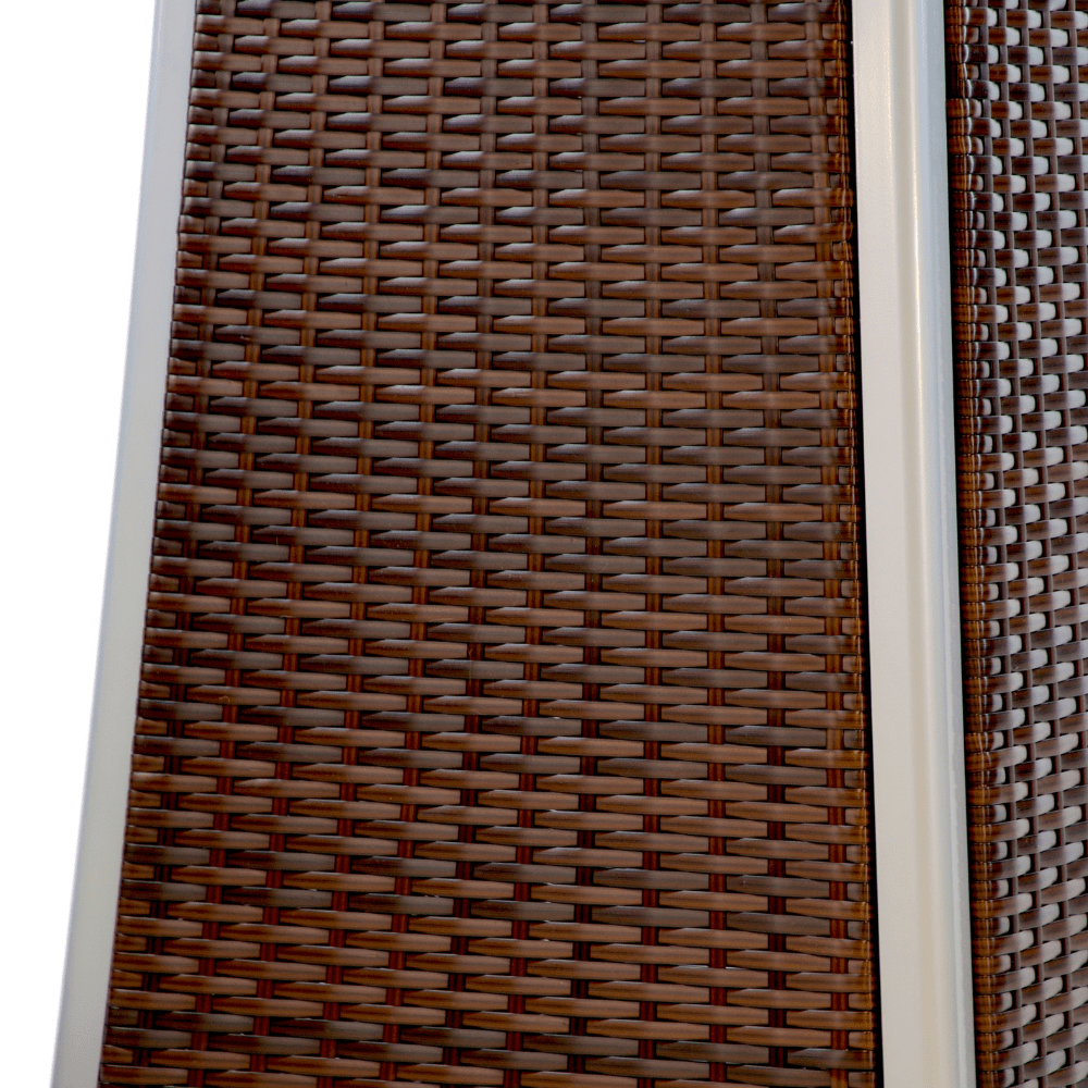 RadTec Tower Flame Dark Brown Wicker Design