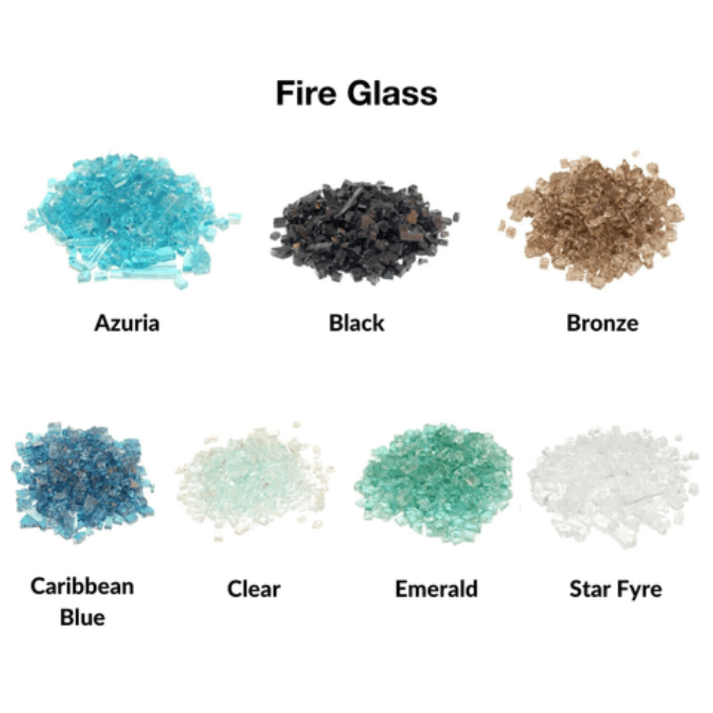 Real Fyre Bronze Fire Glass for Contemporary Gas Burners Insert