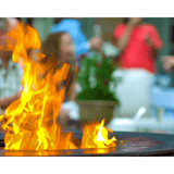seasons fire pits fire pit grill wood or charcoal burning flame