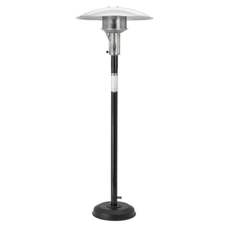 Sunglo Portable Black Natural Gas Heater with Manual Ignition