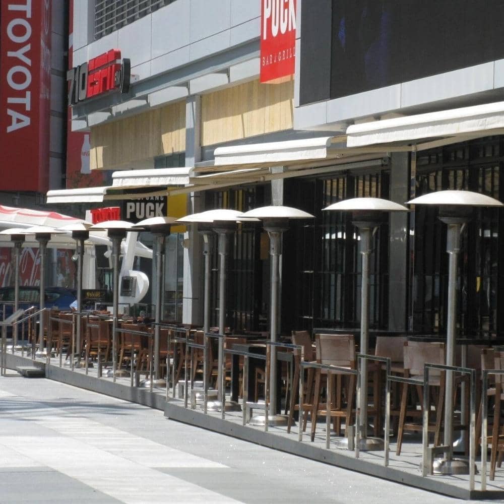 Sunglo Portable Stainless Steel Natural Gas Heater with Manual Ignition