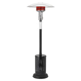 Sunglo Portable Black Propane Heater with Direct Spark Ignition - angle view