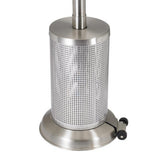 Sunglo Portable Stainless Steel Propane Heater Base with Optional Wheel Kit