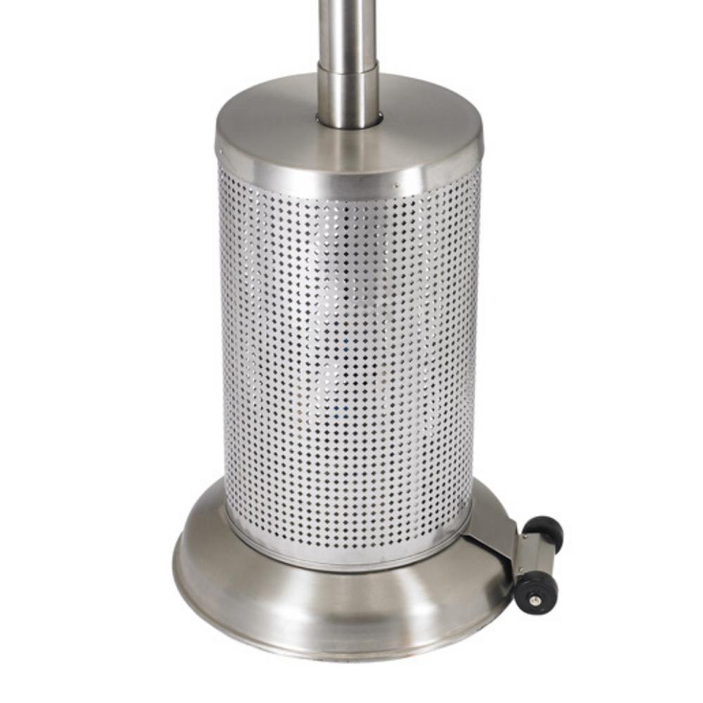 Sunglo Portable Stainless Steel Propane Heater Base with Optional Wheel Kit
