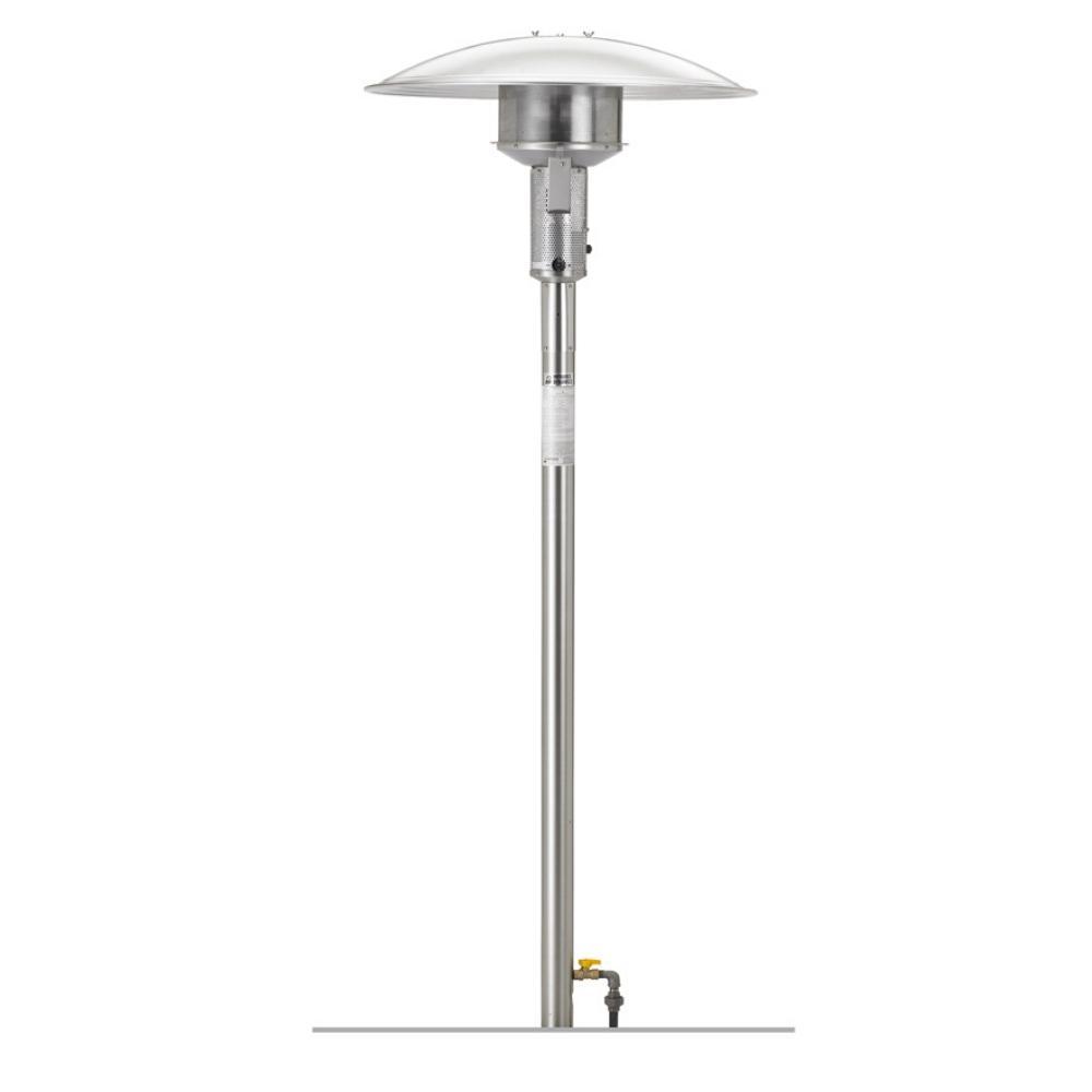 Sunglo Permanent Post Stainless Steel Natural Gas Heater