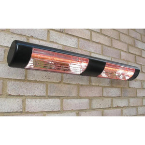 SUNHEAT 38" Black 3000W 240V Infrared Electric Heater Wall Mounted