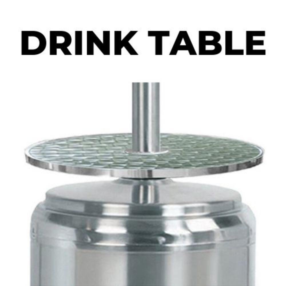 Drink Table for Mushroom Propane Patio Heater