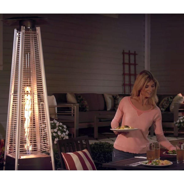 Sunheat Pyramid Golden Hammered Propane Patio Heater