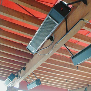 Sunpak Classic S25 Black Infrared Gas Heater Wall Mounted