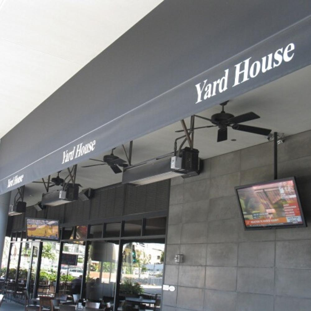 Sunpak S34 B TSH Black Infrared Gas Heater with Wall Switch at the Yard House
