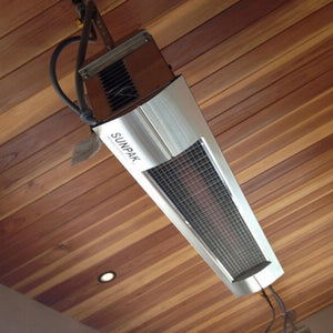 Sunpak S34 S TSH Stainless Steel Infrared Gas Heater Ceiling Mounted