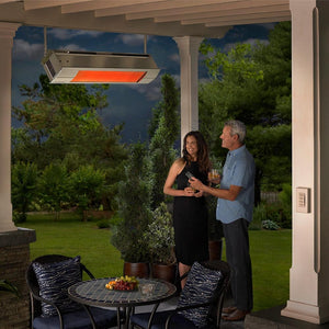 Sunpak S34 S TSH Stainless Steel Infrared Gas Heater in Outdoor Patio